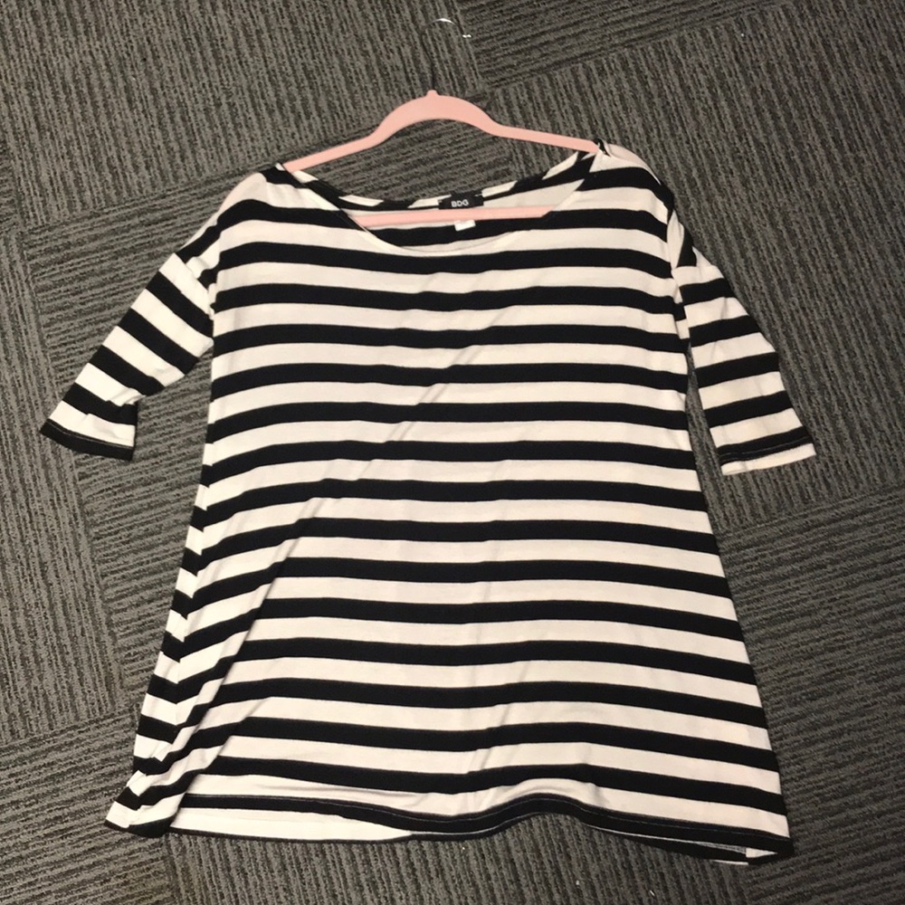 Striped T shirt Dress